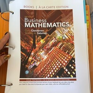 Business Mathematics Textbook